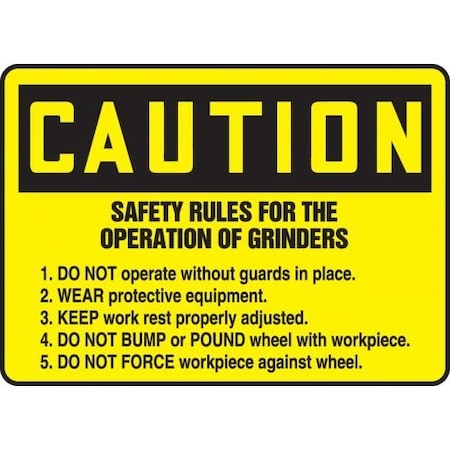 OSHA CAUTION SAFETY SIGN SAFETY MEQM621XV